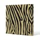 image 1 of Golden Zebra (Canvas Print) 61 x 61 x 4cm