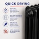 image 5 of Rustins Quick Drying Radiator Enamel Satin - Black 500ml | Black | 500ml | 1