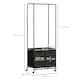 image 3 of HOMCOM Hanging Clothes Rail Clothes Rack w/ 6 Fabric Drawers for Hallway Bedroom