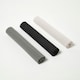 image 6 of Homescapes Black, White, or Grey Rubber Non-Slip Mat