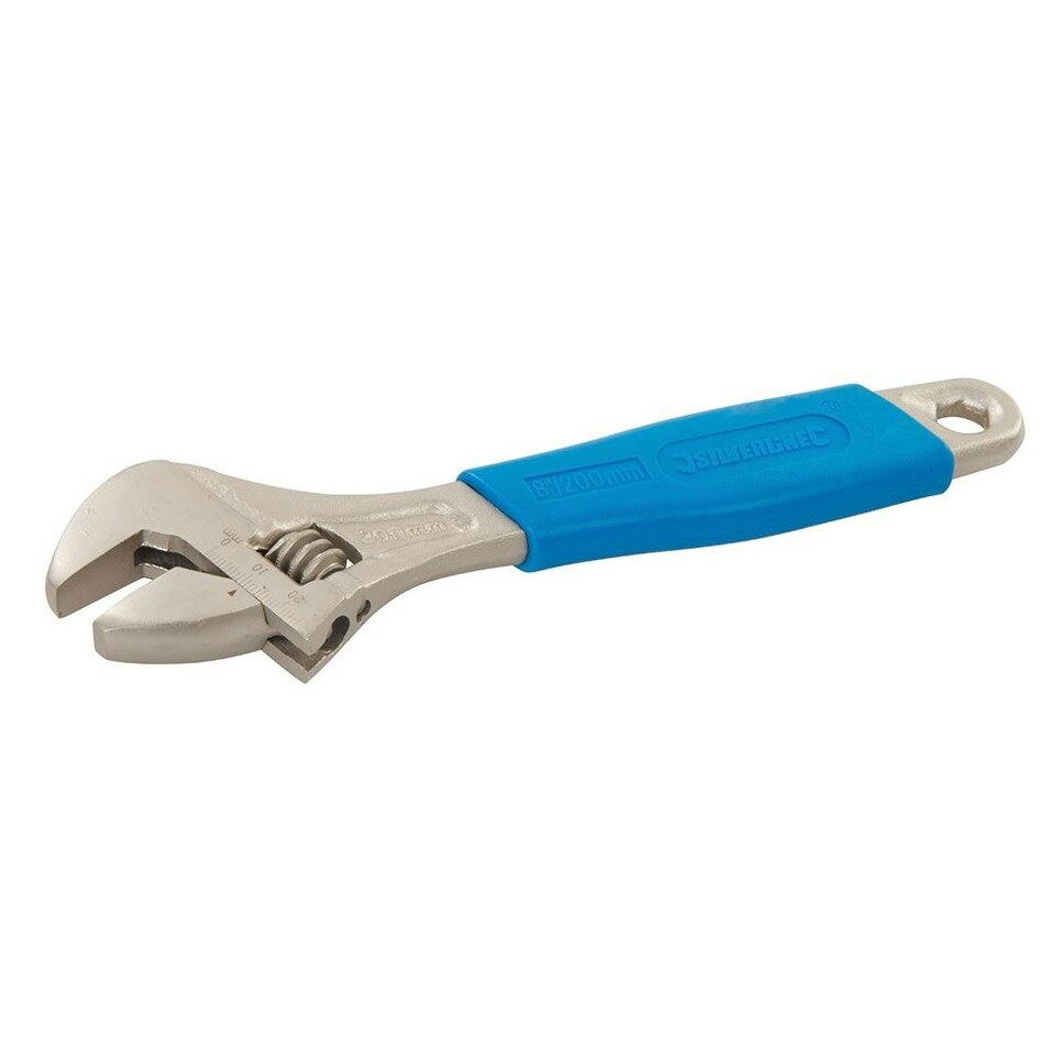Silverline - Adjustable Wrench - Length 200mm - Jaw 22mm