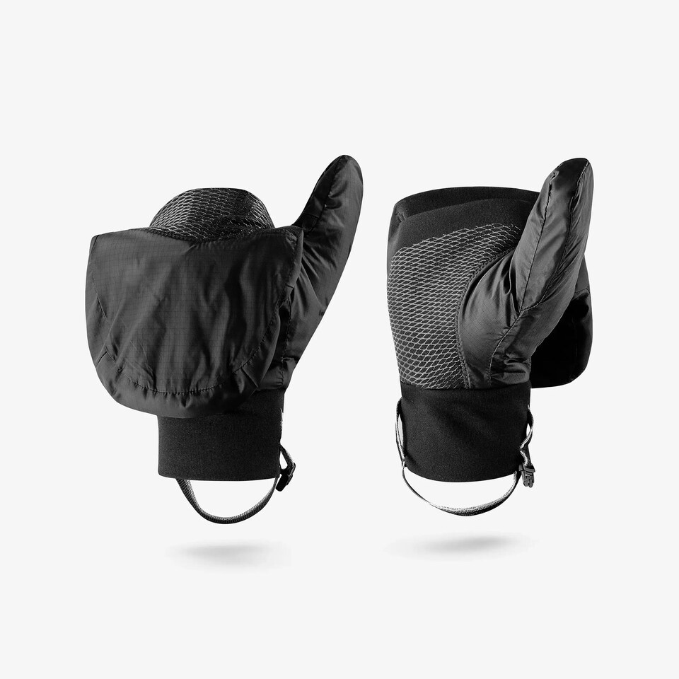 image 1 of Decathlon Warm Mittens/Fingerless Gloves MT900 - Black