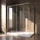 image 4 of Balterley Rectangular Stone Resin Premium Shower Tray with Corner Waste Position - Balterley | White | White