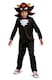 image 1 of Sonic the Hedgehog Shadow Costume – Boys Officially Licensed 2-Piece Fancy Dress Outfit, Black, Ages 3-8