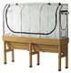 image 4 of VegTrug Medium Wall Hugger Greenhouse Frame & Multi-Cover Set