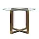 image 1 of Bronx Dining Table with Glass Top | Clear | Glass