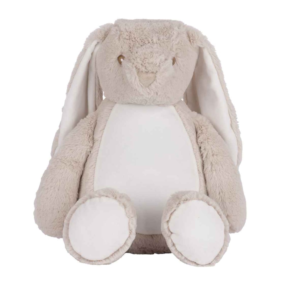 image 1 of Mumbles Zippie Bunny Plush Toy | Brown | Light Brown | One Size | 1