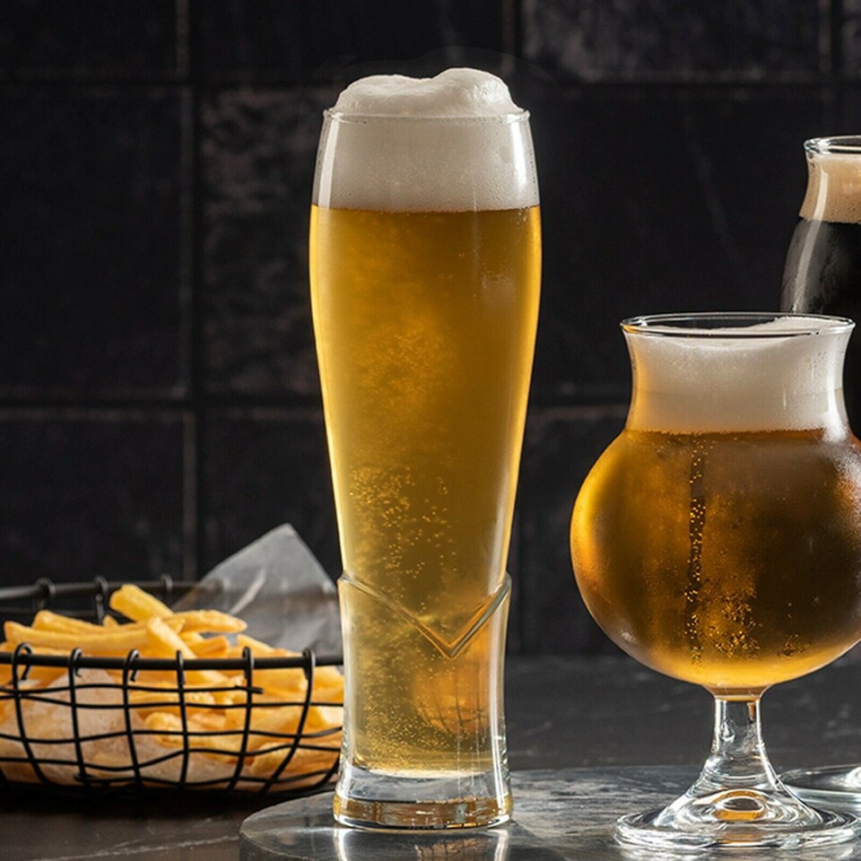 image 1 of 455ml Pasabahce Beer Glasses | Clear | 8