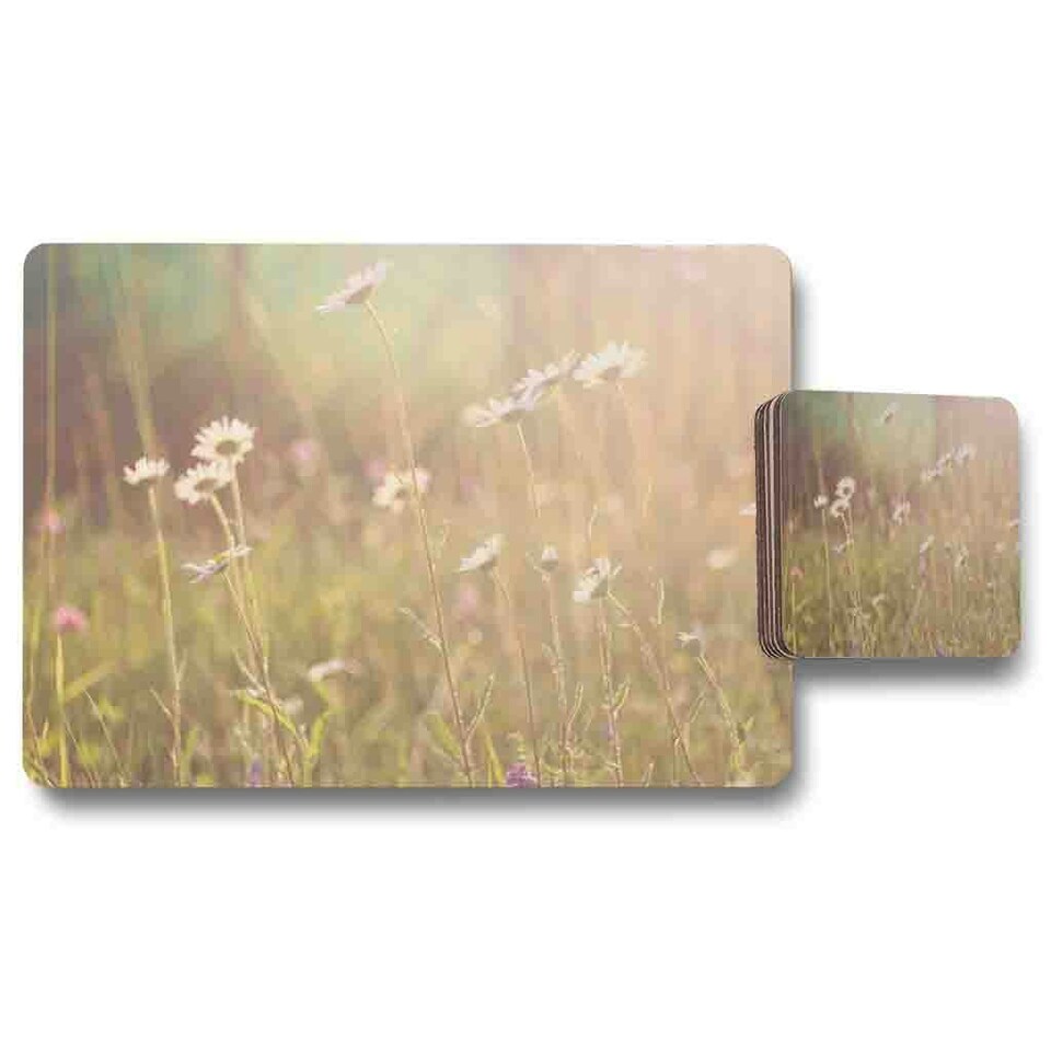 Chamomile Placemat & Coaster Set