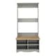 image 3 of Core Products Corona Grey, Hall Shoe Bench With Hat & Coat Rack H170cm x W80cm x D44cm Grey