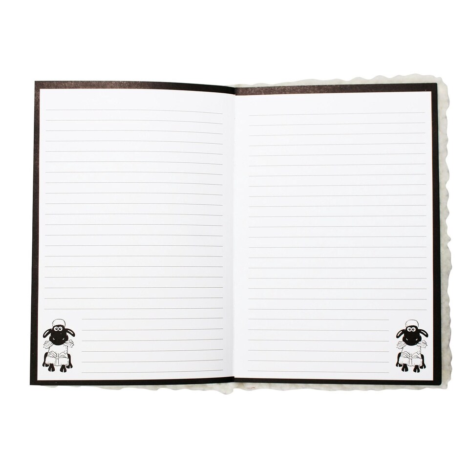 image 1 of A5 Notebook (Plush) - Wallace & Gromit (Shaun)