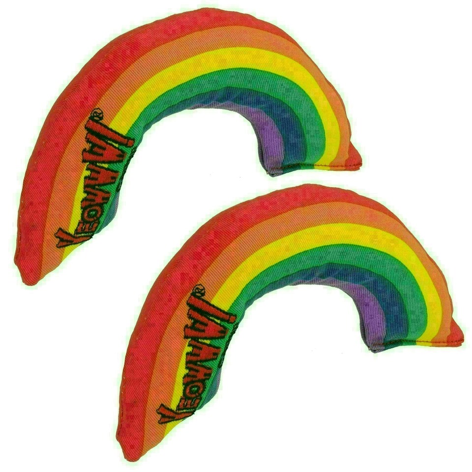 image 1 of 2PK Yeow Interactive My Cat Kitten Rainbow With Catnip Cat Toy Play Toy Cat Gift