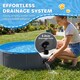 image 5 of PawHut Dog Pool Dog Bath Tub Dog Paddling Pool, 100 x 30 cm