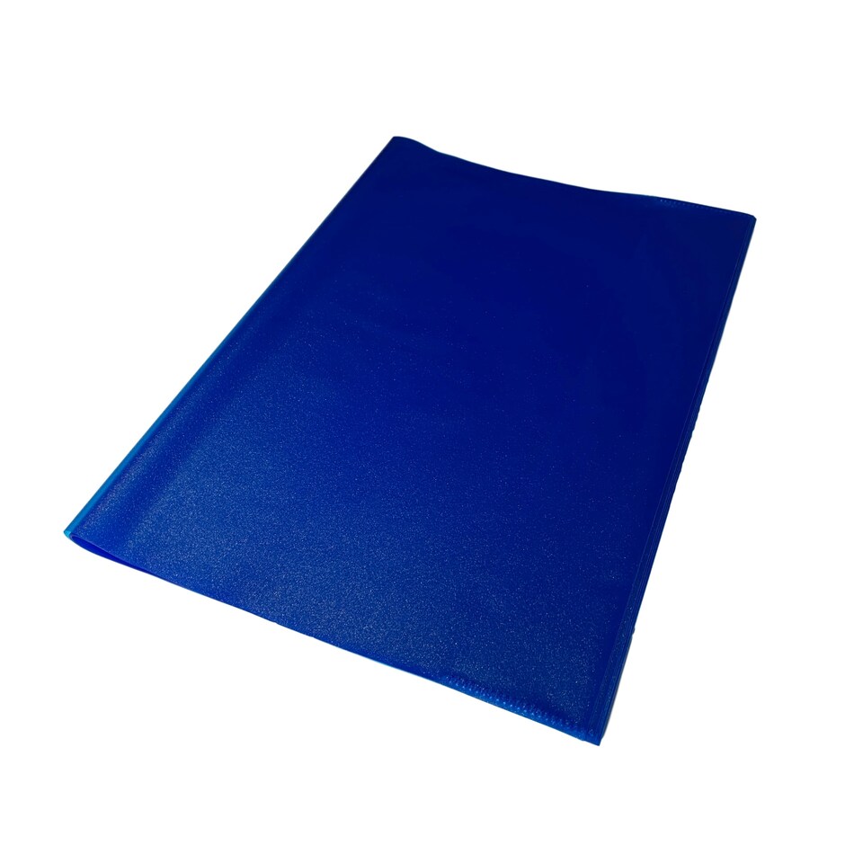 image 1 of Pack of 10 A4 Frosted Blue Exercise Book Covers