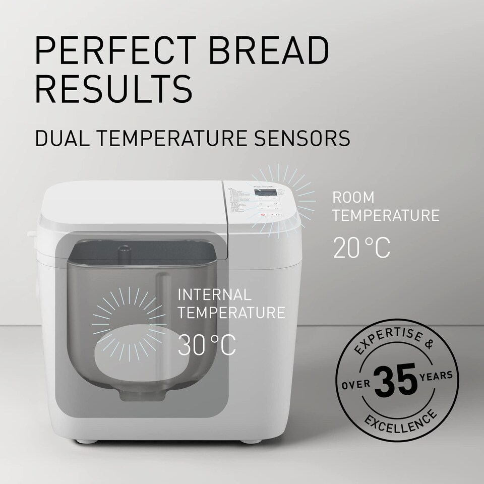 image 1 of Panasonic SD-B2510 Automatic Breadmaker, with Gluten Free Programme - White