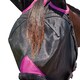 image 3 of Weatherbeeta Comfitec Deluxe Mesh Durable Horse Fly Mask With Ears - Black/Purple - Mini