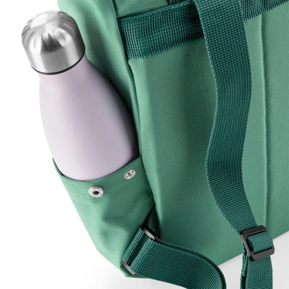 image 1 of Bagbase Roll Top Recycled Twin Handle Backpack - Sage Green - One Size