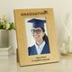 image 1 of Personalised Graduation 6x4 Oak Finish Photo Frame Brown | One Size