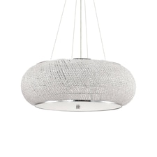 Pasha' 14 Light Ceiling Pendant Chrome