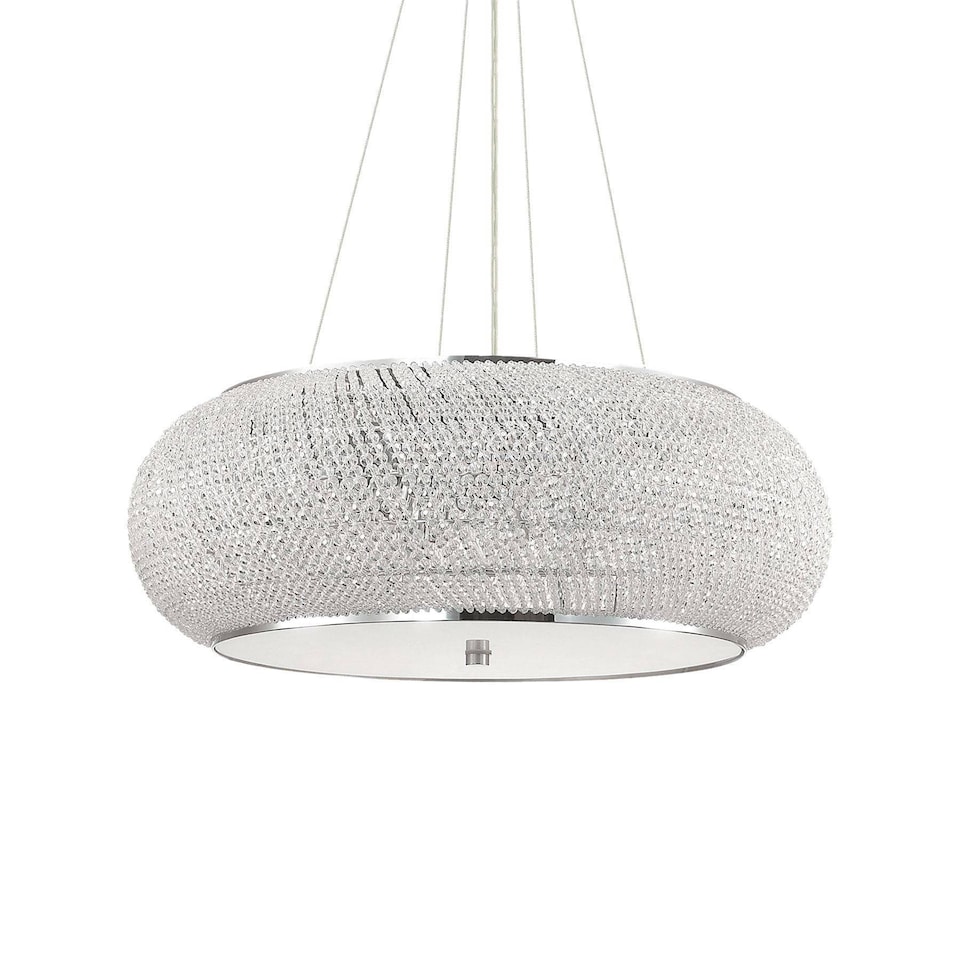 Pasha' 14 Light Ceiling Pendant Chrome