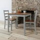 image 2 of Annika Bistro Table in White and Natural Pine Grey