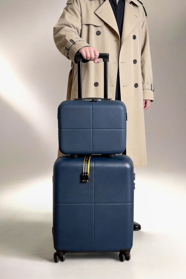 image 1 of Premium 100% Makrolon PC 2 PCS Suitcase Set | Vanity + Cabin Luggage