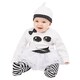 image 1 of Ghost Girl Black and White Girls Fancy Dress Costume Baby - 6-9 Months