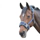 image 2 of Shires Fleece Lined Plush Horse Lunge Cavesson - Navy - Cob