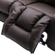 image 3 of Caesar 3 Seater Electric High Back Bonded Leather Recliner Sofa (Brown)