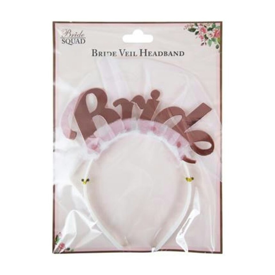 Bride To Be Veil Fabric Head Band