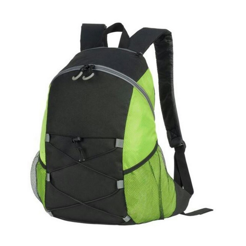 Shugon Adults Unisex Chester Backpack - Black/Lime Green - One Size
