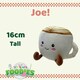 image 2 of Coffee Soft Toy Food Themed Cute Plush Cuddly Soft Fluffy 16cm Multi-Coloured