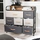 image 7 of 7 Fabric Drawer Bedroom Dresser Storage Organiser Rustic Brown | Brown