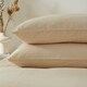 image 7 of Touch Of Linen - Creamy Almond - Pillowcase Pair Cream | Creamy Almond