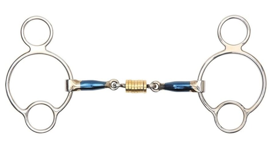 Shires Blue Sweet Iron Universal With Roller Link N/A | Size: 5.5 Inch
Colour: One Colour