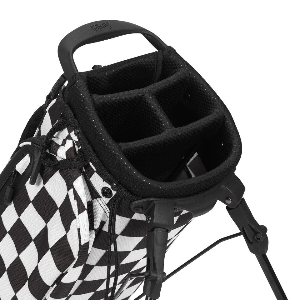 image 1 of El Camino Golf Bag - - Black & White Checker