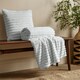 image 4 of Catherine Lansfield Cosy Ribbed Faux Fur Soft 130x170 cm Blanket Throw Grey Grey