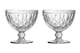 image 1 of Fleur Set Of Two Clear Glass Sundae Dishes