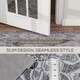image 6 of HOMCOM Flannel Non-Slip Washable Rug for Living Room, 230 x 160 cm, Grey | Grey