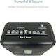 image 4 of Cathedral Cross Cut Paper Shredder Black – 5 Sheet Capacity, 8.5 L Bin, Home & Office Use