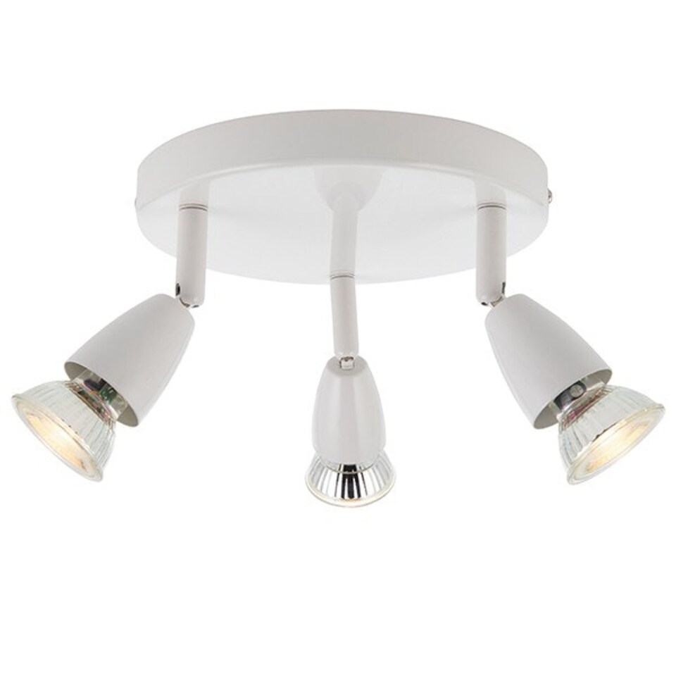 image 1 of Amalfi 3 Light Adjustable Spotlight Gloss White, GU10