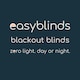 image 5 of Easyblinds easynight premium blackout blind, black, complete blackout, self-adhesive attachments, cut to size/shape up to 100x135cm | Black | Black | Not provided | 1
