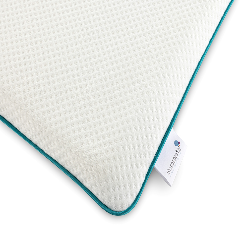 image 1 of Summerby Sleep Single Size 5cm Deep Memory Foam Mattress Topper White | Single