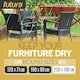 image 5 of Futura Round 230x100cm Waterproof Garden Furniture Cover  600D | Black | Black | 230x100cm | 1