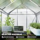image 5 of Outsunny 6x4ft Walk-In Polycarbonate Greenhouse Plant Grow Galvanized