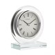 image 2 of Widdop Gifts Round Glass Mantel Clock