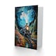image 2 of Train Ride Imagination Land Dream Journey Art Card