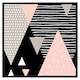 image 2 of Triangle geometrics (Picutre Frame) White | XL
