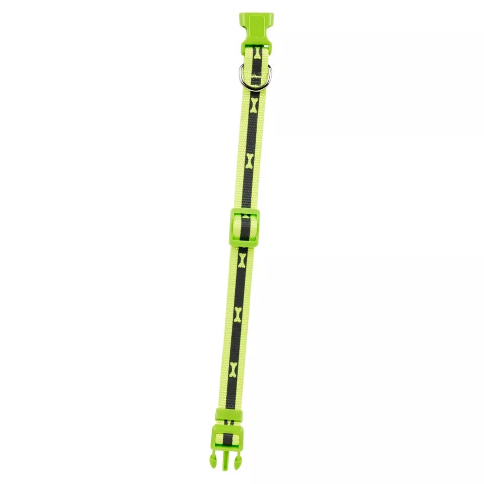 image 1 of Small Nylon Adjustable Dog Collars - 25cm - 40cm | Green | Not provided | 1