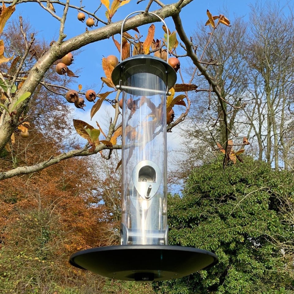 image 1 of Bird Feeder Seed Catcher Tray (Set of 4)